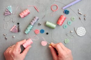 Fabrication bijoux crochet