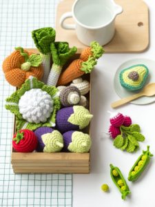 fruits et légumes au crochet