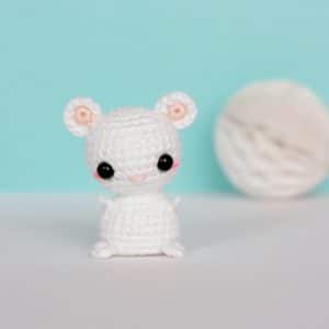 souris miniature crochet