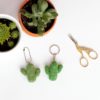 porte clés cactus au crochet