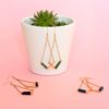 Boucles d'oreilles chevrons