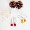 dormeuses perle crochet