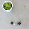 Sautoir crochet howlite