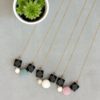 Sautoirs crochet howlite