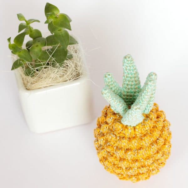 Ananas décoratif au crochet
