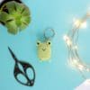 Porte clés grenouille au crochet