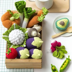 fruits et légumes au crochet