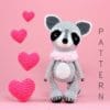 Raton laveur au crochet