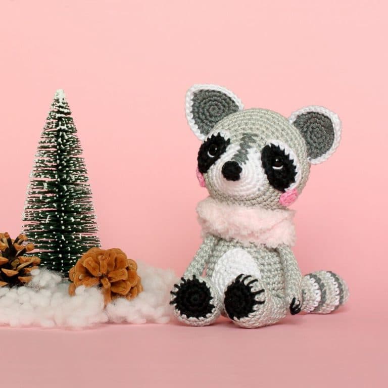 Crochet Raton Accueil / Patrons / Patron raton laveur au crochet