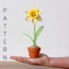 patron jonquille crochet