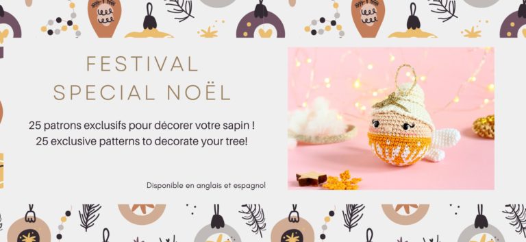 Lire la suite à propos de l’article Festival Amigurumi Spécial Noël – 25 patrons inédits pour le prix de 4 !