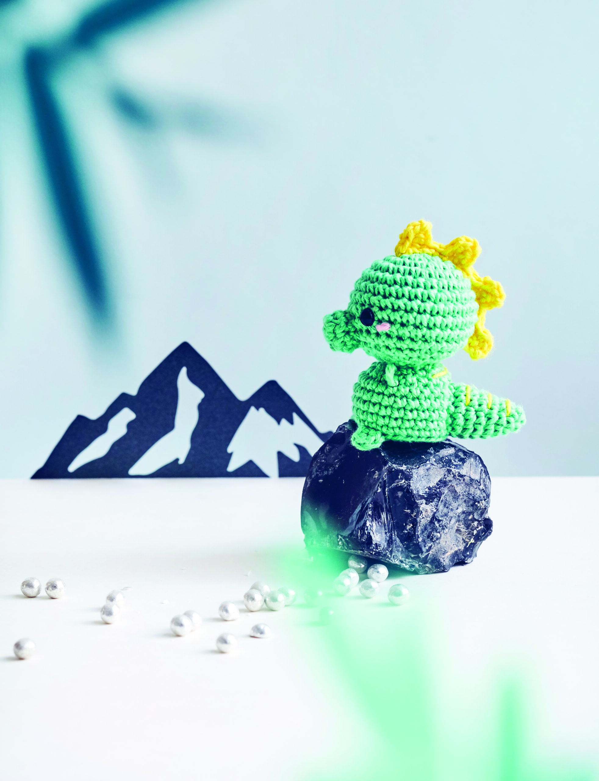 Mini dinosaure au crochet