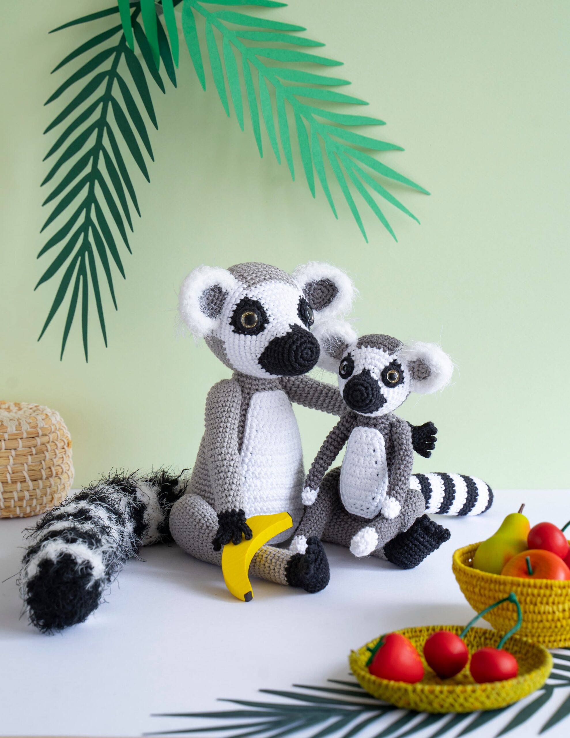 Lémuriens au crochet
