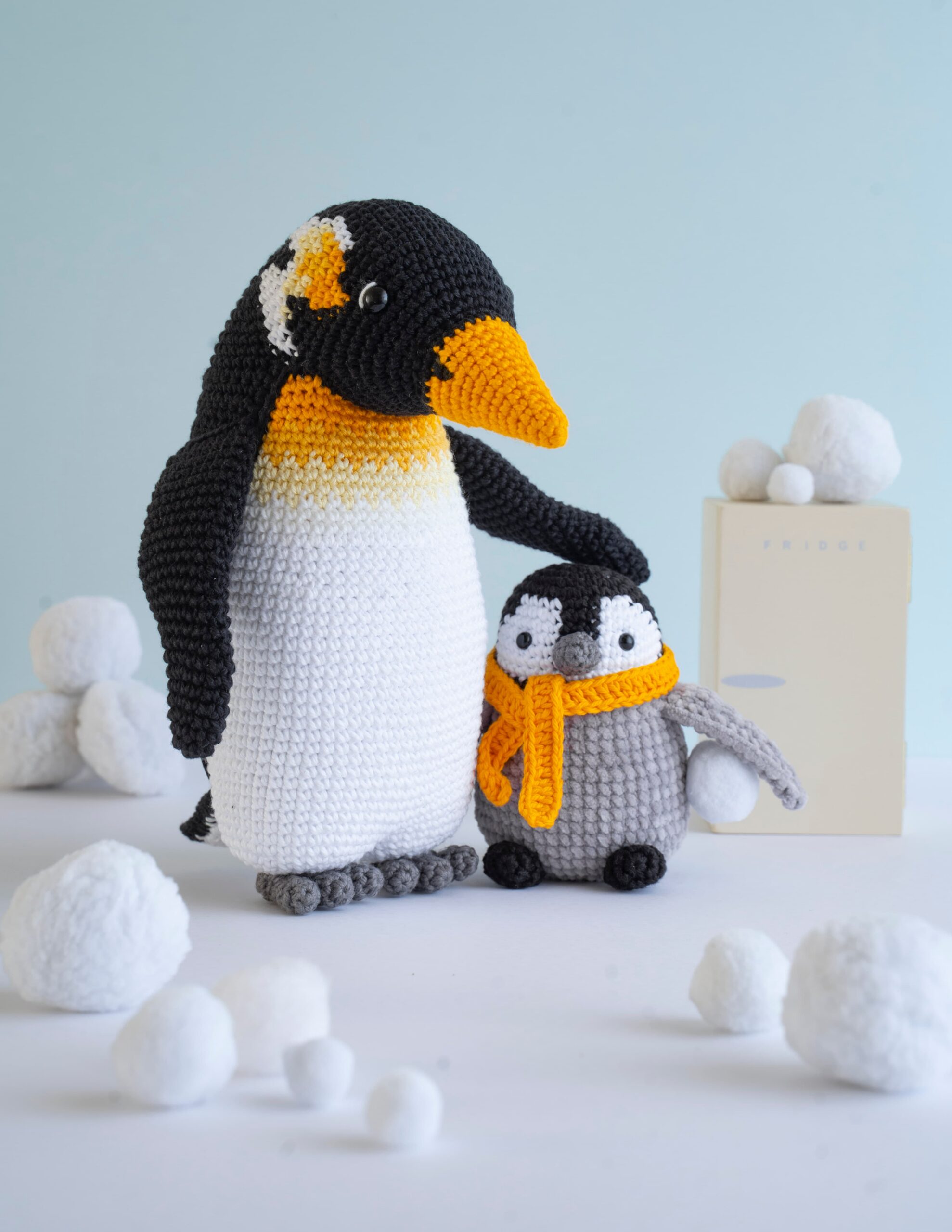 Manchots au crochet