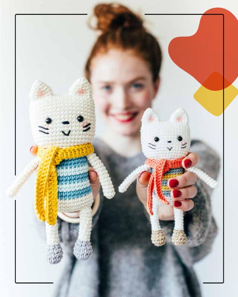 Chats au crochet - Crochet, 8 modèles adorables pour se lancer