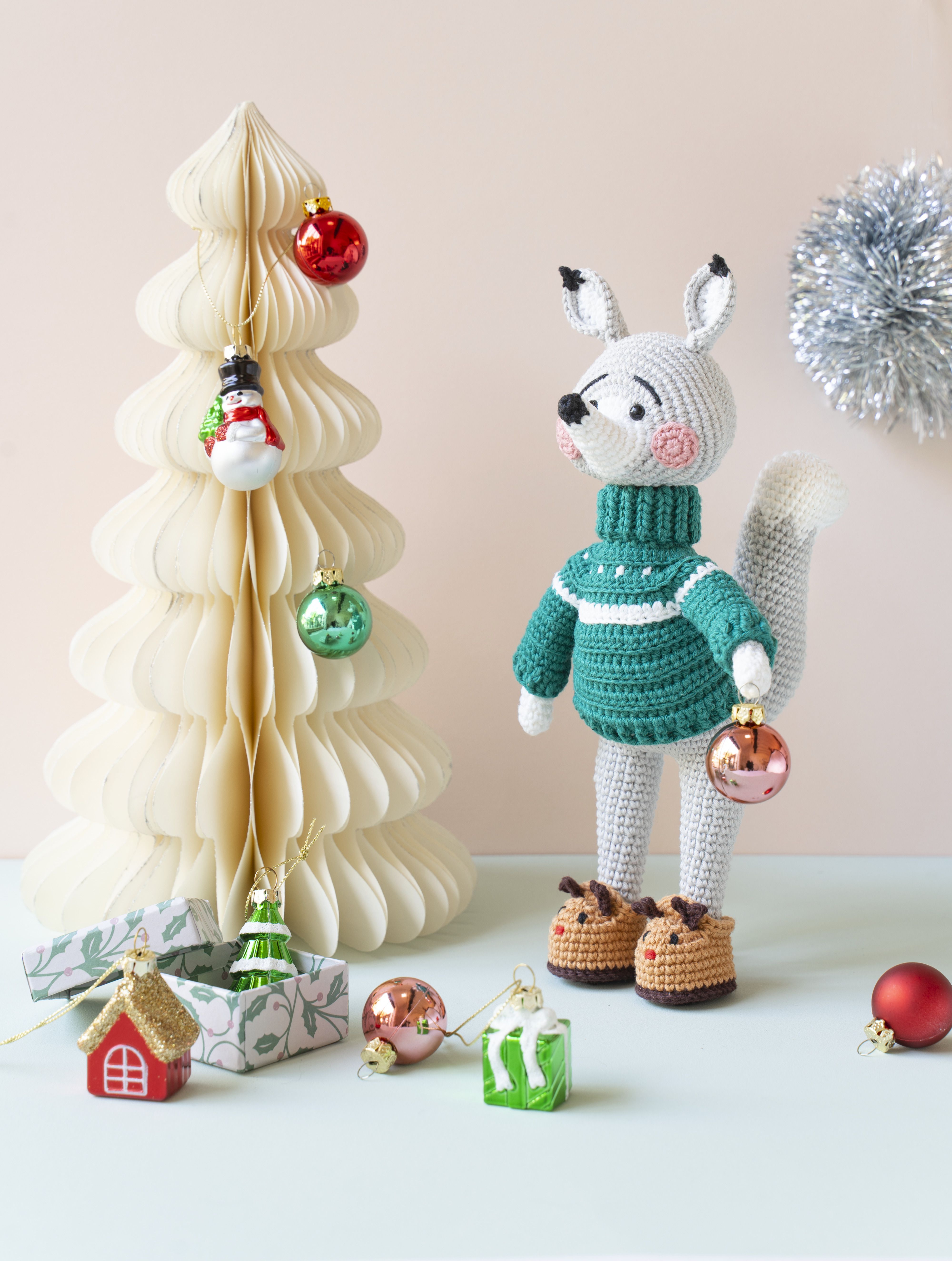 Renard polaire au crochet
